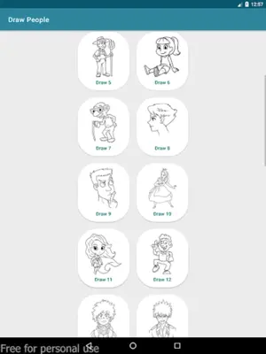 How To Draw People android App screenshot 6