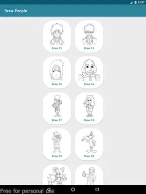 How To Draw People android App screenshot 7